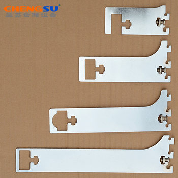 Aa Column Insert Card Square Tube Left and Right Glass Plate Bracket Support Arm Clothing Store Display Props Accessories M183