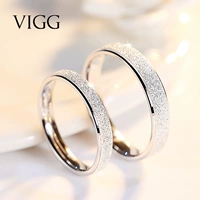 Chỉ số ngón tay net vòng màu đỏ nữ sterling silver cặp của Nhật Bản và Hàn Quốc đơn giản hipster sinh viên các cặp vợ chồng nhẫn nam thiết kế ban đầu cá tính nhẫn kim cương