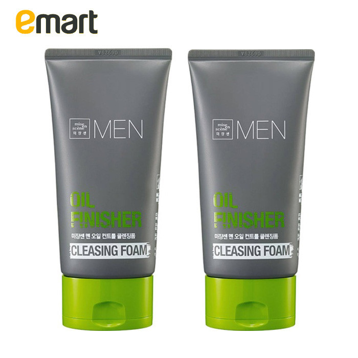 EMART海外miseenscene美妆仙男士控油清爽洁面150ml*2
