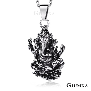 台湾官网直邮进口【GIUMKA个性潮男】象神之殿德国精钢项炼