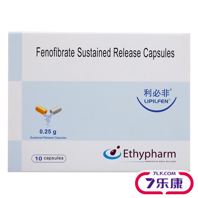 利必非 利必非 非诺贝特缓释胶囊 0.25g*10粒/盒
