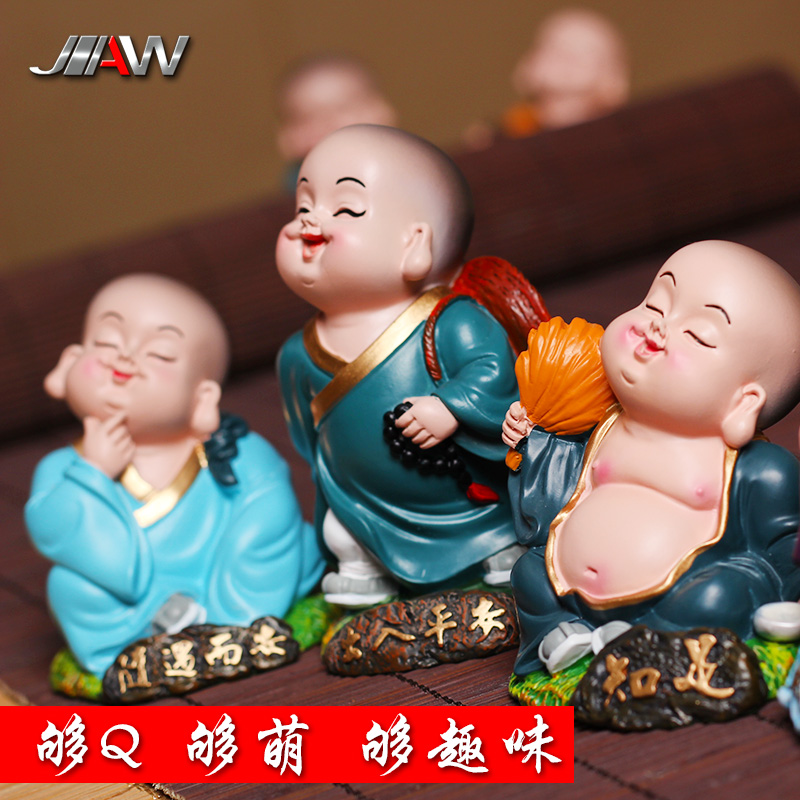 Car-in-car small monk creative car fittings cute car decoration car interior car interior