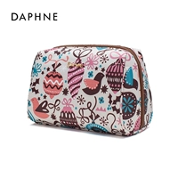 Daphne Daphne thời trang cá tính in họa tiết da PU dây kéo ví 1015182039 ví nữ mini