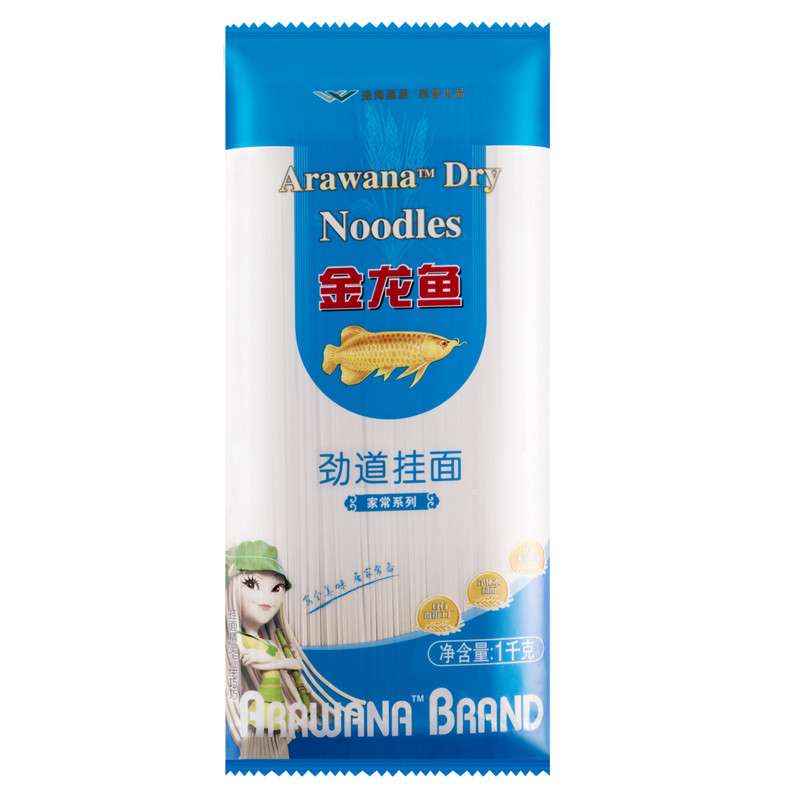 【苏宁易购】金龙鱼 家常劲道挂面 1000g