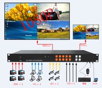 HDMI screen splitter VGA screen splitter HD screen splitter KVM four screen splitter