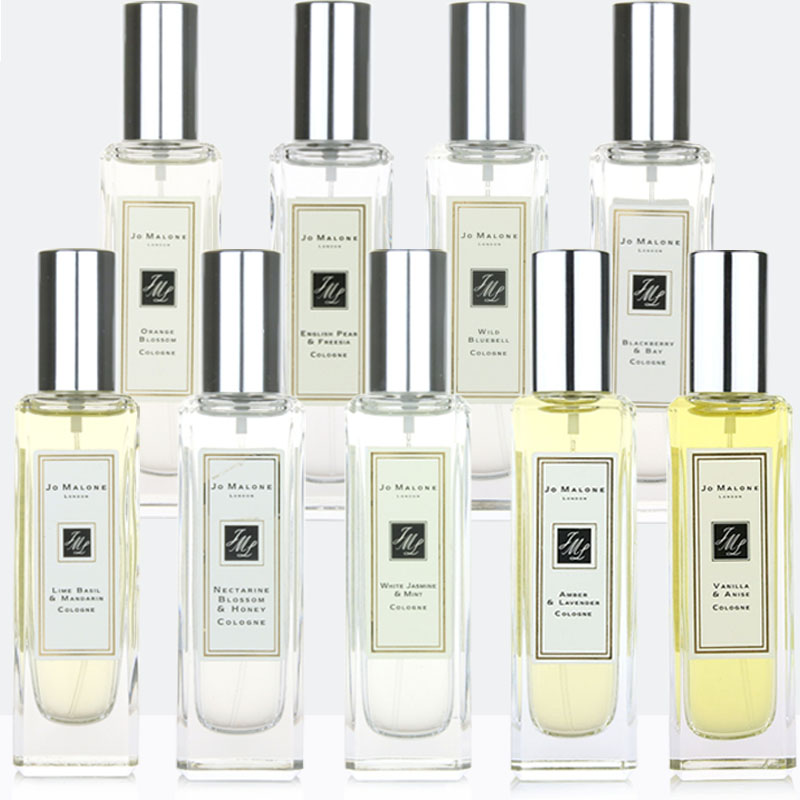 Jo Malone/祖马龙红玫瑰橙花蓝铃草英国梨油桃花女士古龙香水30ml