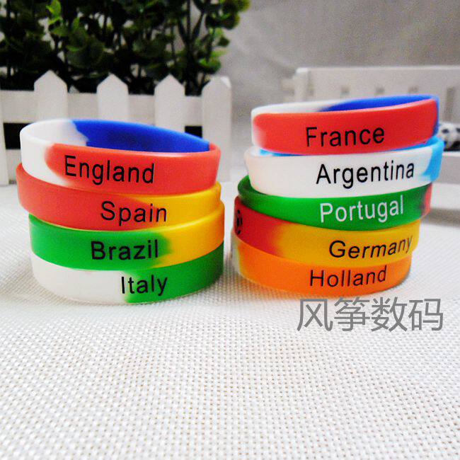 2022 Football World Cup National Team Fans Student Cheerleading Bracelet Gift Party Tattoo Stickers Flag Stickers