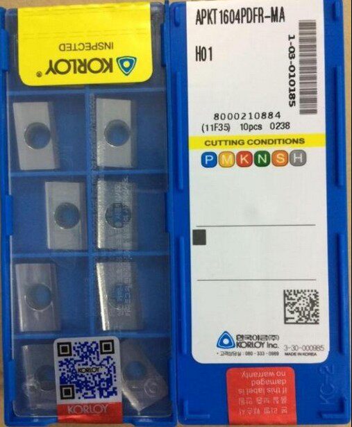 High Finish Aluminum Turning Blade Knife APKT1604PDFR-MA H01