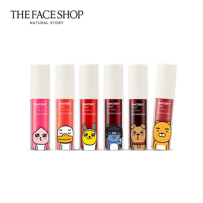 韩国直邮THEFACESHOP/菲诗小铺水感唇釉 KAKAO FRIENDS特别版5g