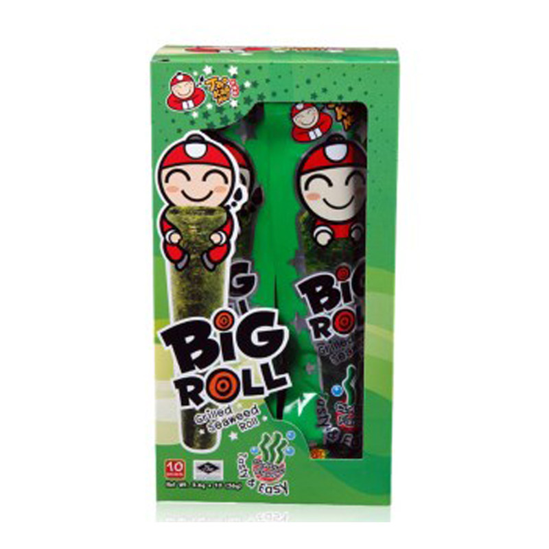 【天猫超市】泰国进口海苔卷 小老板经典原味紫菜卷 36g/盒 零食