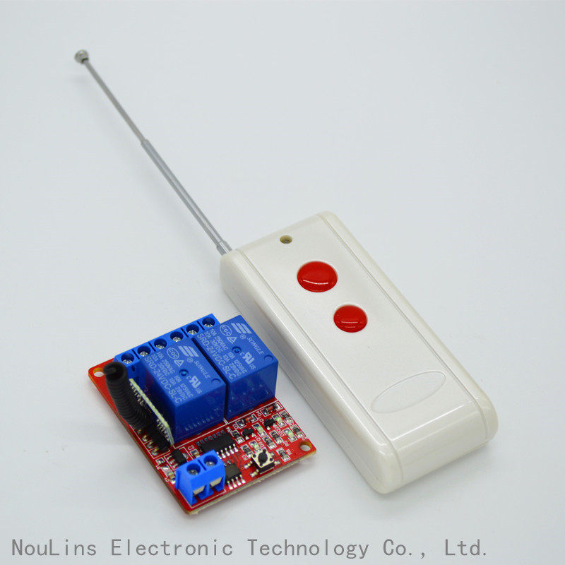 433M wireless remote control 24V2 Road wireless learning module 2 key high power remote control wireless control switch