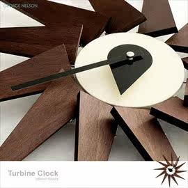 George Nelson 原版Turbine Clock 涡轮挂钟 时/台湾官网直邮进口