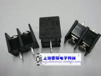 KF55C-2P fence type straight pin terminal block 2P2 core connector spacing 10MM middle pin