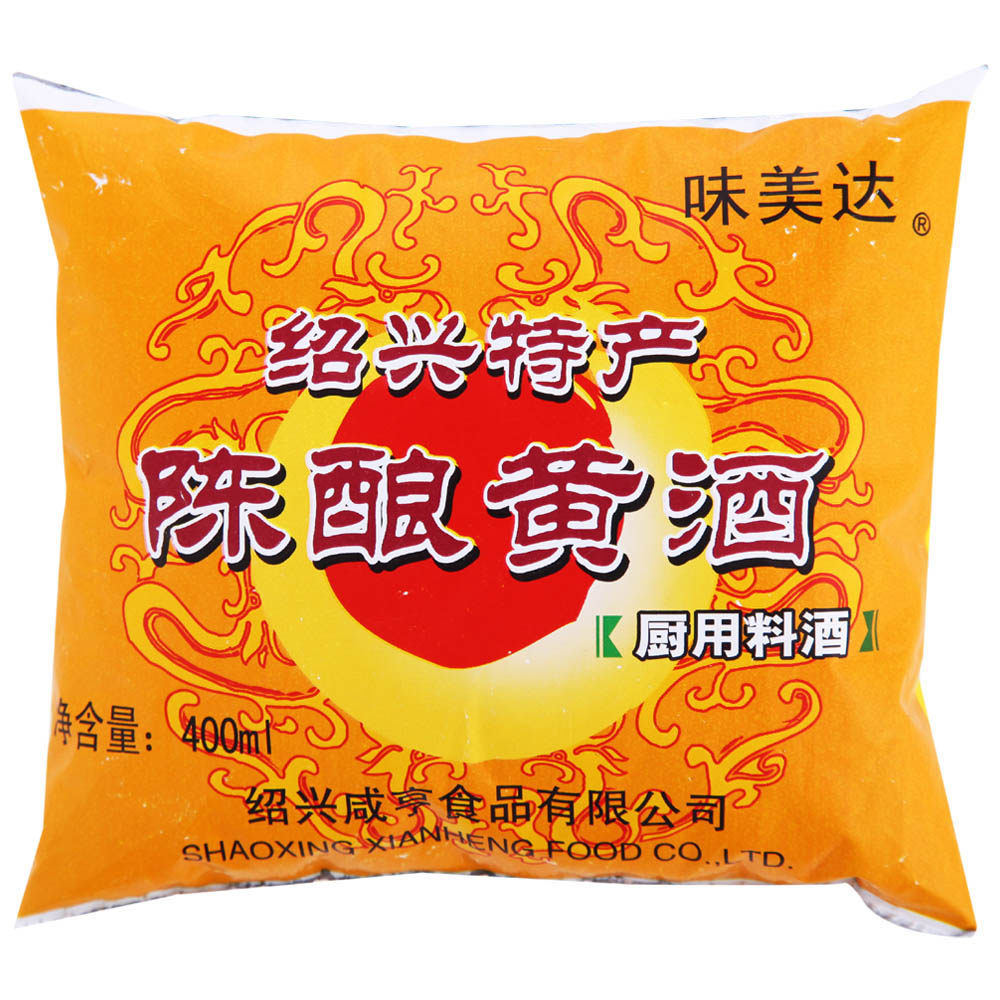 【天猫超市】味美达 陈酿黄酒 厨用料酒 400ml 咸亨精酿 去腥增香