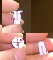 Ofoliage plate buckle clip plastic buckle car buckle