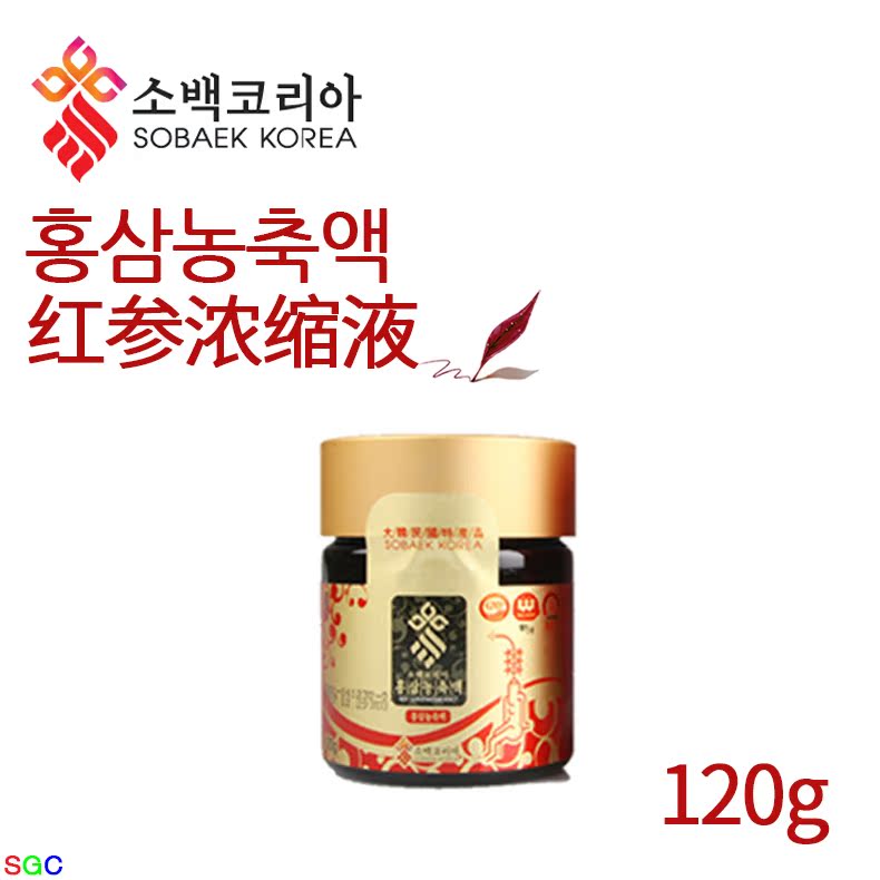 韩国直邮 SOBAEK KOREA 6年根 高丽红参浓缩液 120g