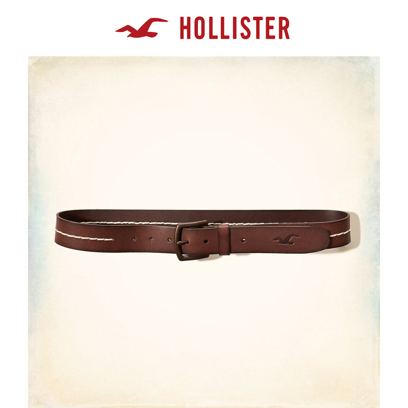 Hollister 撞色皮革腰带 男 120462