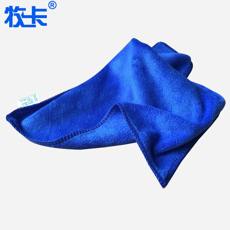 牧卡 洗车毛巾 小号擦车巾 超纤维打蜡毛巾30*30CM超吸水擦车巾