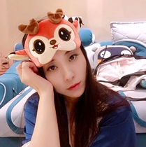 Womens eye mask sleep shading cartoon cute children sleeping eye mask sleep special cold compress hot compress eye mask boys