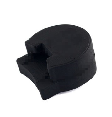 Clarinet black tube hand holder cover hand support set to high-grade silicone texture soft trampled White