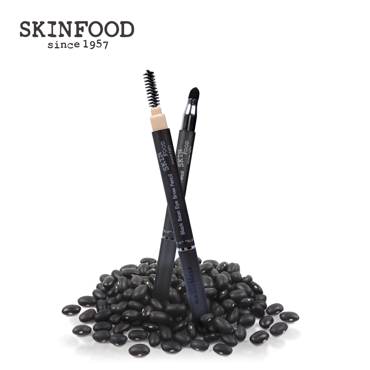 skinfood思亲肤 黑豆眉笔眼线笔套装 韩国进口官方直售防水防晕染