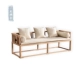 Nguyên Đán Zen rắn sofa gỗ kết hợp chaise nội thất phòng mô hình tùy chỉnh nội thất Dương giường ngay - Ghế sô pha mẫu sofa gỗ đẹp Ghế sô pha