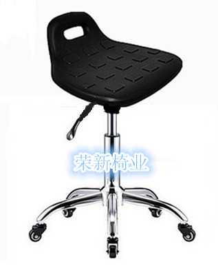 Laboratory chair anti-static PU chair with back sprinkling bar chair lift swivel chair barber work chair office chair round stool