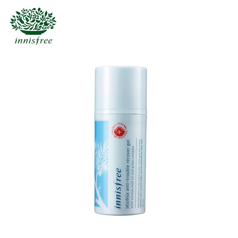 innisfree/悦诗风吟香榧舒缓修护啫喱30ml 控油改善敏感肌祛痘印