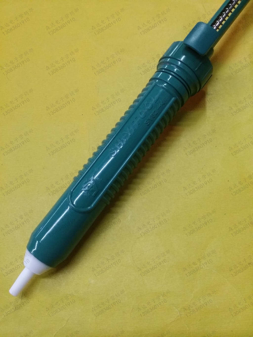 Beneficial double-ring powerful tin sucker, tin sucking pump, tin sucking gun, solder remover, SY02-4 tin sucker