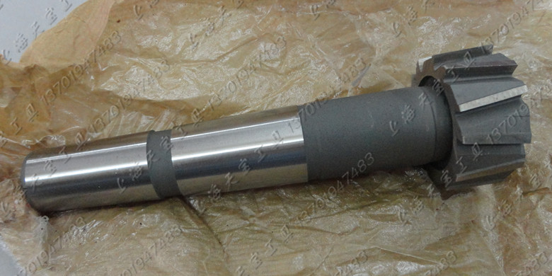 T-type groove milling cutter high speed mesh taper shank T-type milling cutter T-groove milling cutter alloy T-type vertical milling cutter 10-22