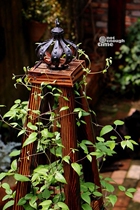 European-style cast iron crafts courtyard home wrought iron Crown Hotel clubhouse decorations props creative home furnishings