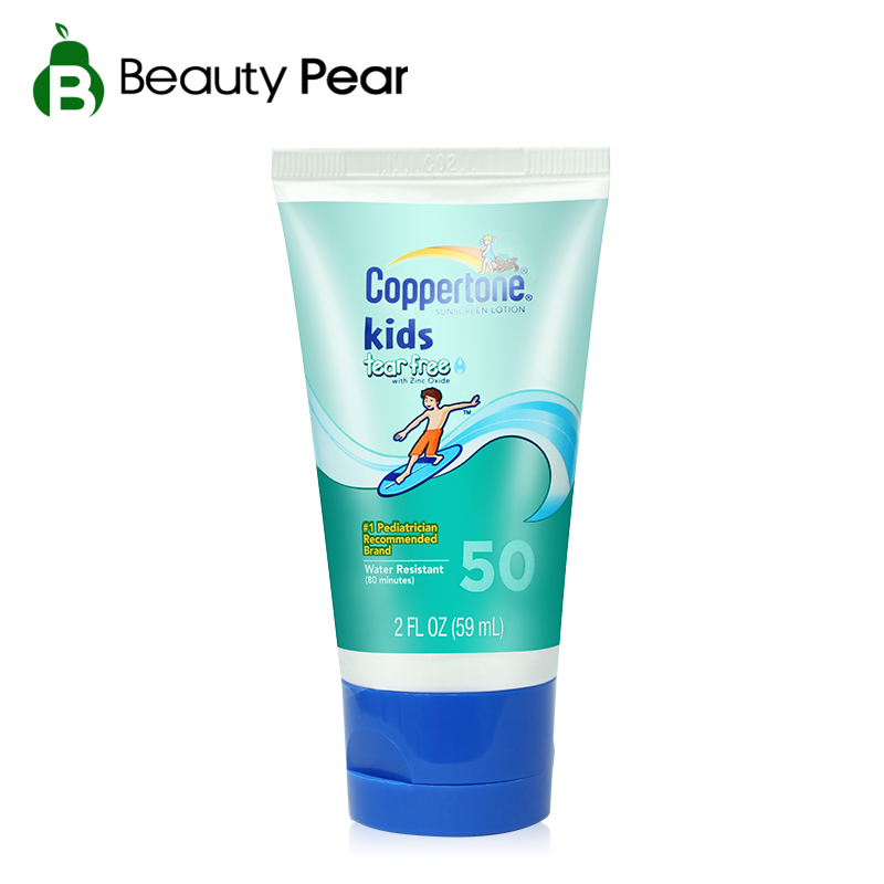 美国水宝宝儿童防晒霜防晒乳SPF50 儿童防晒防水 无泪防晒59ml