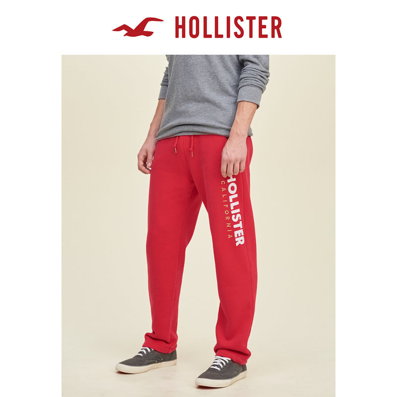 Hollister 标识抓绒运动裤 男 125364