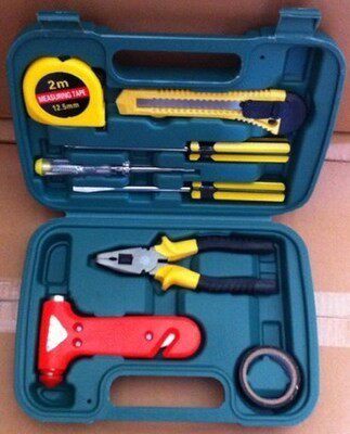 New Gift Portfolio Tool Suit 8 pieces 9 pieces Home set of family sets Tools 5 gold Tools Home Toolbox