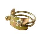 Strong clamp 5 inch tiger clamp strong throat clamp color galvanized strong clamp hose special tube clamp