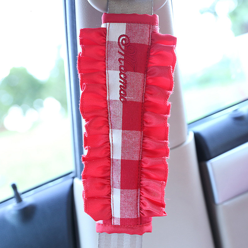 摩丝娃娃 加长汽车安全带护肩套保险带套卡通车内饰品用品 单只装