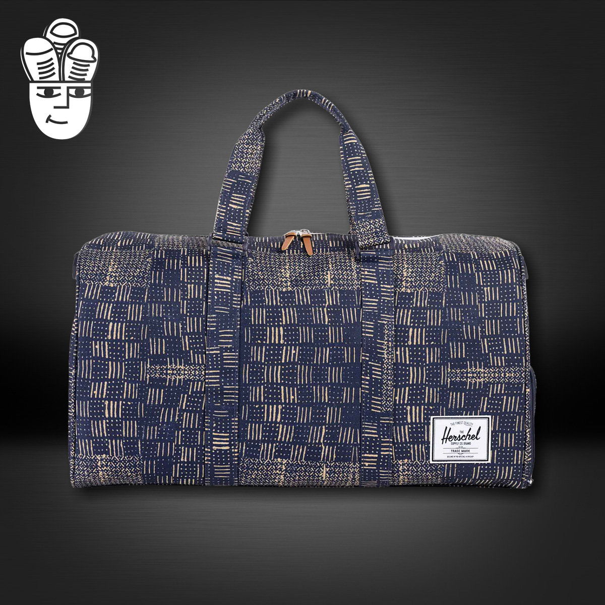 Herschel Supply Novel 加拿大潮牌 户外运动拎包 格纹休闲包
