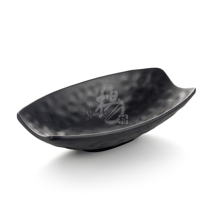 Yangg 140059 High-end Imitation Porcelain Melamine A5 Material Frosted Japanese Sushi Pan Soup Pan Cuisine Snack Tray Cutlery