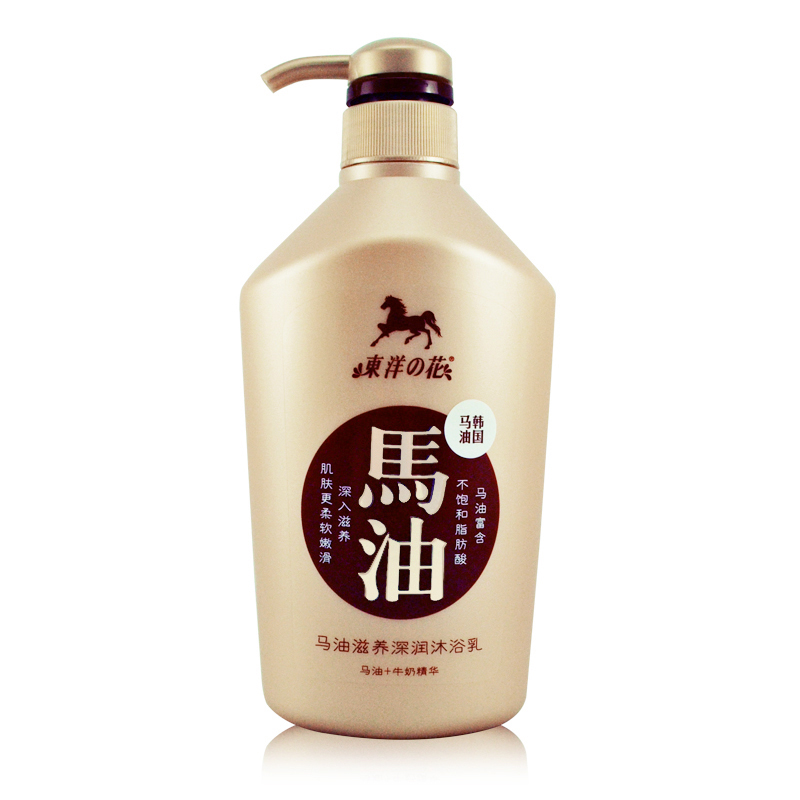 东洋之花马油沐浴露滋养深润沐浴乳550ml保湿滋润补水持久留香女