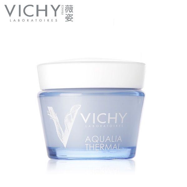 Vichy/薇姿温泉矿物保湿凝露面膜75ml保湿清透水润SPA水疗面膜
