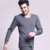 Quần lót nhiệt nam dày cộng với nhung rắn màu cotton đáy quần mùa thu quần dài quần mùa đông đồ lót nhiệt những kiểu đồ bộ đẹp Phù hợp với nóng lên