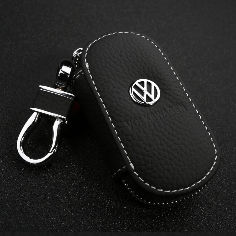 大众CC迈特威凯路威夏朗尚酷甲壳虫汽车真皮钥匙包真皮套 牛皮