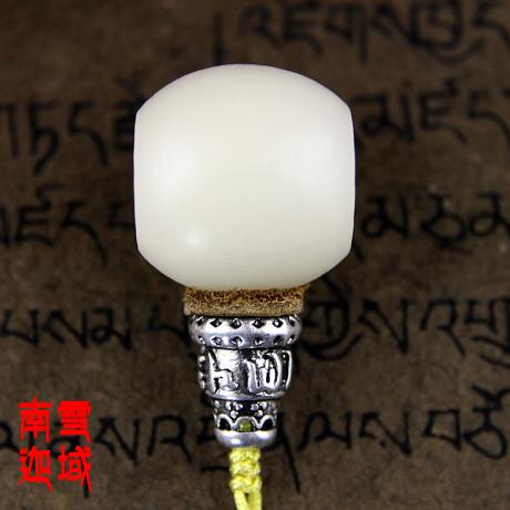 Natural Bodhi root Buddha head tee alloy silver Stupa 16 18MM TEE Buddha beads accessories