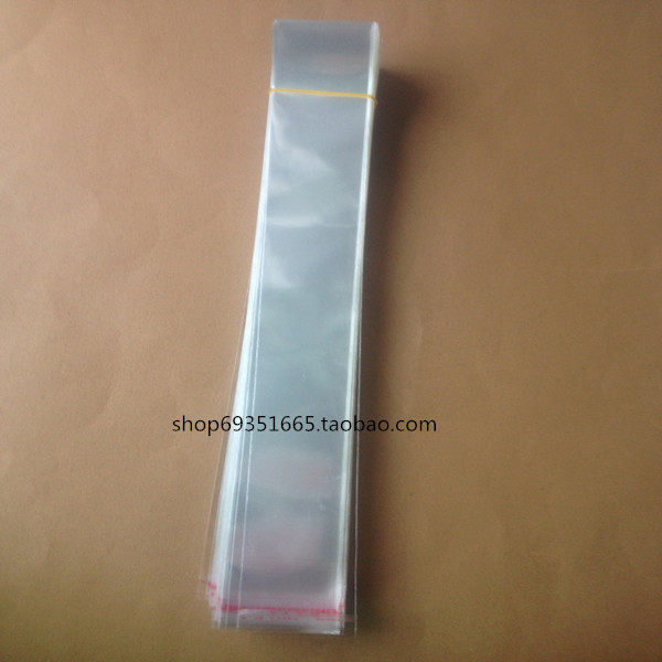 OPP self-adhesive bag Slender bag packaging bag jewelry packaging bag 7 silk 3*27cm 20 yuan 1000 pieces