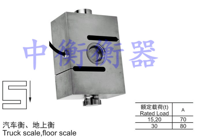 正品S型ZY称重传感器汽车衡、地上衡传感器15t-30t,宁波发货