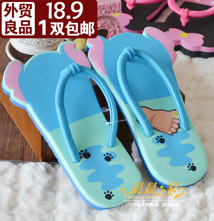 Morning Home  Stitch Flip-Flops Stitch Sandals Winnie the Pooh Donald Duck Slippers Non-Slip