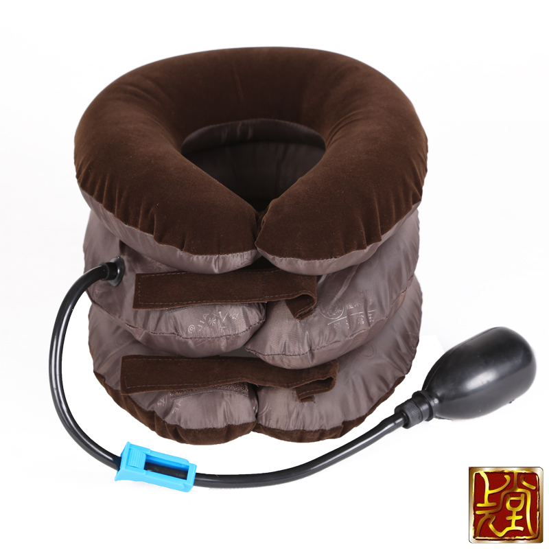 佳禾颈椎牵引器B02II 缓解治疗颈椎病三层家用充气颈托劲椎包邮YC