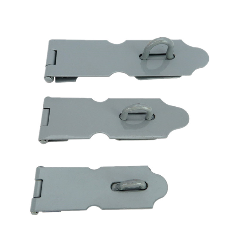 3 inch thickened door buckle baking lacquered grey door buckle hanging buckle door lock nose hanging lock old wooden door bag lock