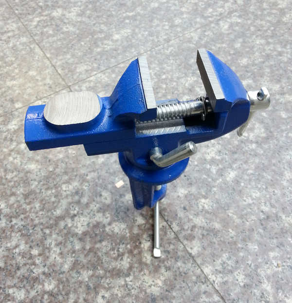 High quality rotating heavy duty small tiger pliers small bench pliers table vice bench vise with micro-vise miniature bench pliers-Taobao