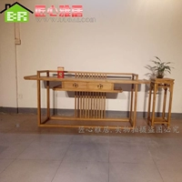 Nội thất cũ Elm Bàn Bar tại nhà Sơn miễn phí Vỏ bàn điều khiển Bàn gỗ rắn Bàn hiện đại Mới Trung Quốc Bàn cao - Bàn / Bàn bàn trà gỗ